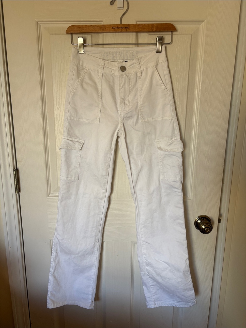 VIP White Women's Cargo Jeggings